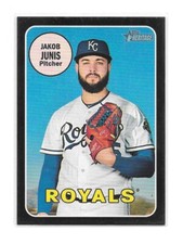 2018 Heritage High Number JAKOB JUNIS  Black Bordered (50 copies) ROYALS