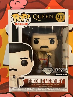 Toys & Hobbies Freddie Mercury Glitter QUEEN Funko Pop Vinyl New in Box TV & Movie Character Toys