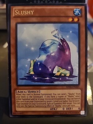 Slushy - Rare Foil - Yugioh Water Monster - Vintage | eBay