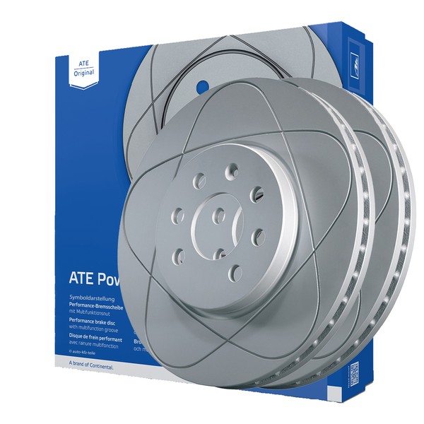 Ate Bremsscheiben Powerdisc 24.0332-0101.1 Mercedes C-KLASSE E-KLASSE Vorn Ø322-image