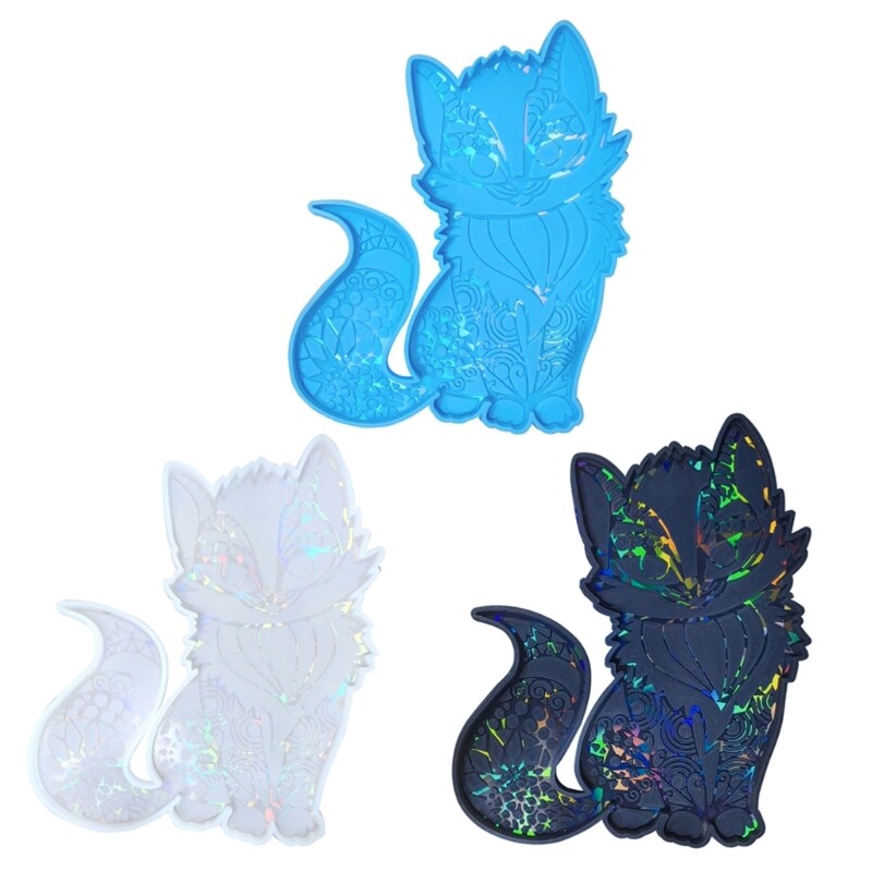 Exquisite Cat-Shaped Silicone Mold for DIY Resin Crafts
