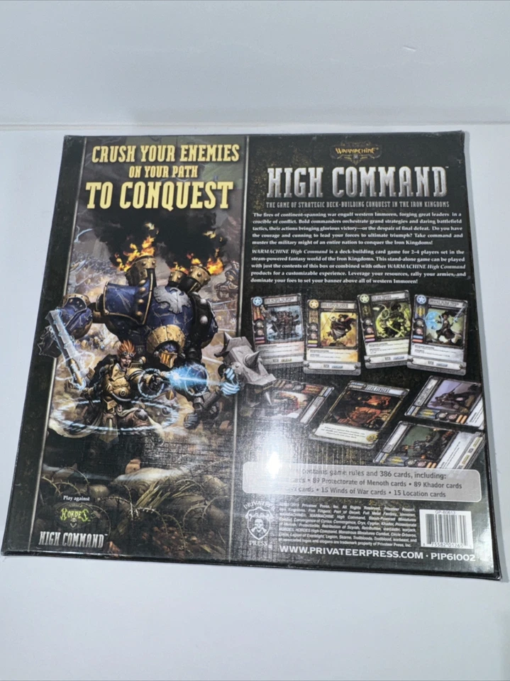 Warmachine High Command Deck-Building Game Brand New/Sealed - Image 3 of 3