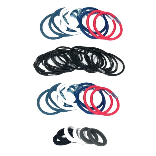 Elastic Hair Bands 50 pcs Hair elastics Mixed Hair Ties for Women Girls Endless - Picture 5 of 7