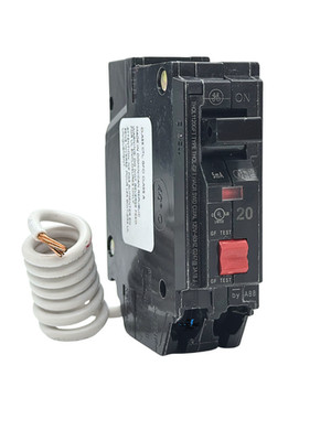 GE THQL1120GFT 20A GFCI CIRCUIT BREAKER 1-POLE 120V GROUND FAULT PROTECTION