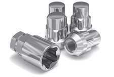 M12x1.25 Acorn Chrome Wheel Locks 4 Pack For Most Nissan Subaru Custom Wheels