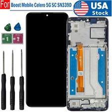 LCD Display Touch Screen Digitizer w/Frame Tools For Boost Mobile Celero 5G SC