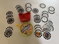 View Master Lot GAF Viewer 32 Reels Storage Case Elmo Toy Story