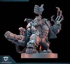Puppetwar Orc Cyborg Chieftain