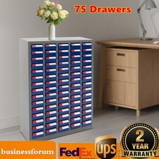 Parts Cabinet 75 Drawers Nut Tool Storage Case Accessories Holding Cabinets Bins