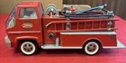 Vintage Tonka Gas Turbine Firetruck W/ Hydrant (Missing 1 Ladder, As-Is)