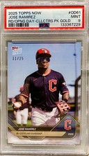 JERSEY # MATCH! 2025 Topps Now Jose Ramirez Gold Pack 11/25! GUARDIANS!