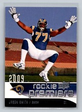 2009 Rookie Premiere Box Set #10 Jason Smith St. Louis Rams Football Card. rookie card picture