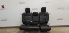 18 Jeep Wrangler Jlu Rubicon Rear Seat Black Leather Red Stitching 4 Door