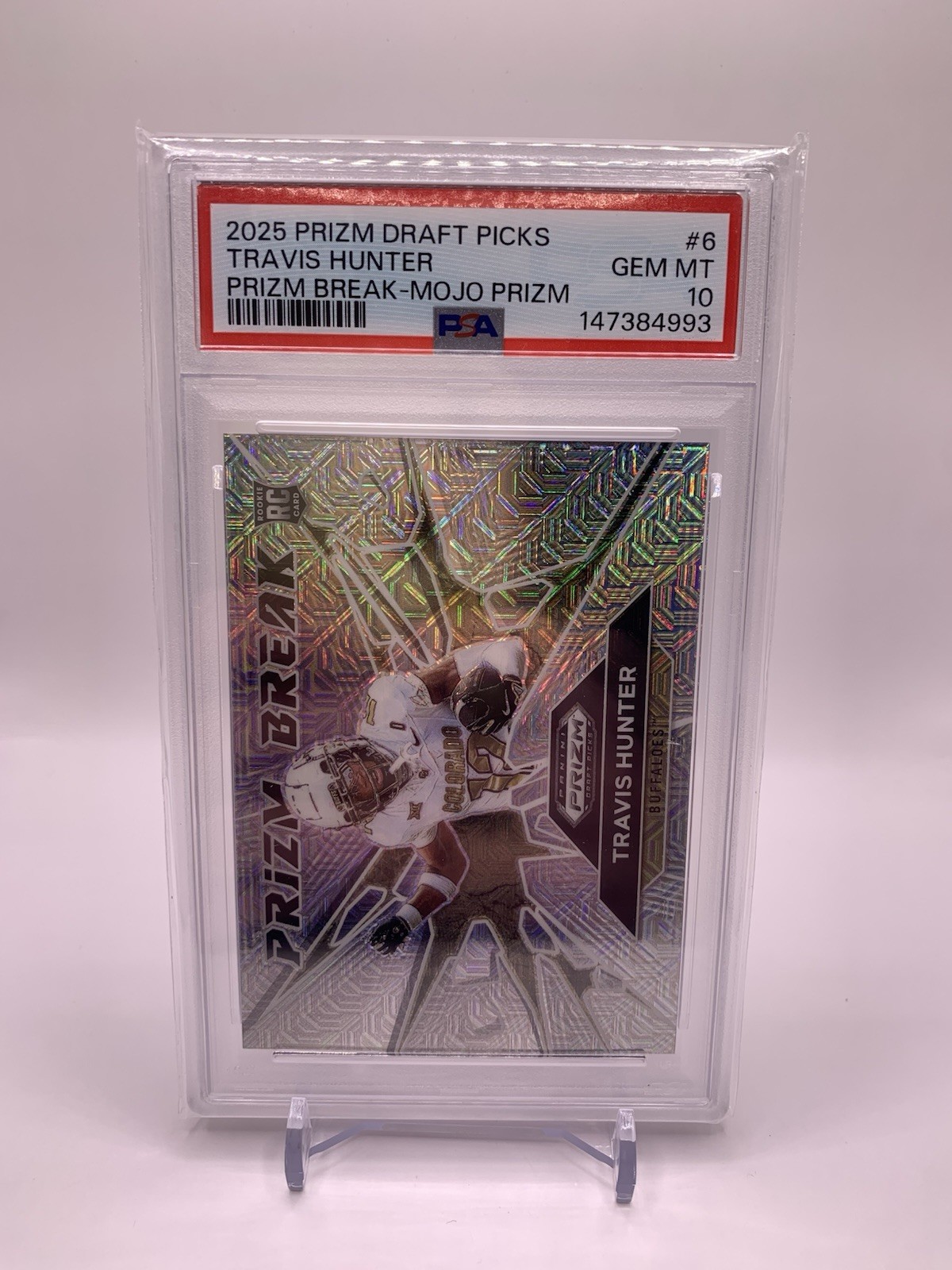 Travis Hunter Panini Prizm Draft Picks Prizm Break #6 Mojo Prizm