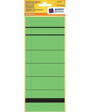 Avery 50x Etykiety na segregatory Szerokie Krótkie A4 Tylne Tylne Etykiety Naklejki