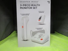 Sharper Image 3-Piece Health Monitor Set Model # SI-HLTHST-800 New In Box