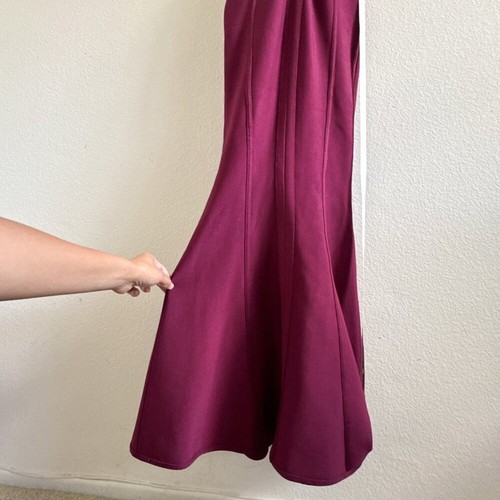 House of CB New Ricadonna Plum Bandage Maxi Dress Size XS - Picture 13 of 15