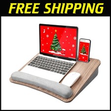 Lightweight Lap Desk with Pillow Cushion - Storage Function