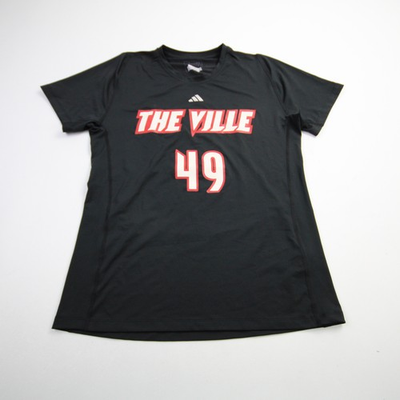 #ad Louisville Cardinals adidas Short Sleeve Shirt Men#x27;s Black Used $13.47