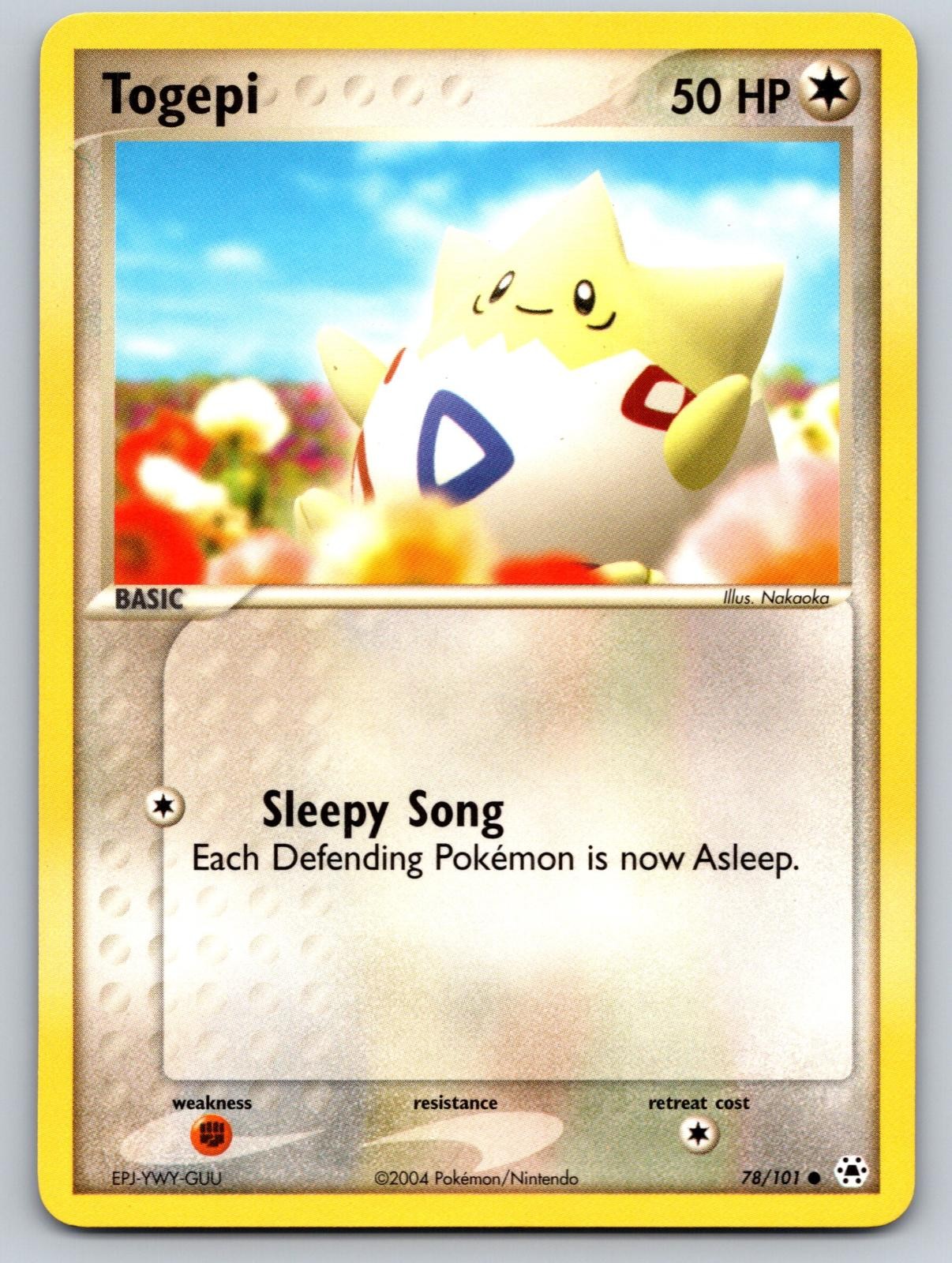 Togepi 78/101 Common Hidden Legends Pokemon Lightly Played