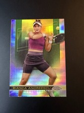 BIANCA ANDREESCU 2024 Topps Chrome Refractor #121 Tennis Card