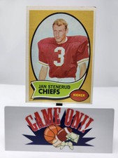 1970 Topps Football Jan Stenerud RC Rookie Card #25 Fair sc. rookie card picture