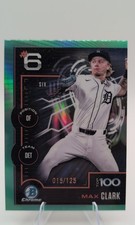 2025 Bowman - Bowman Scouts Top 100 Chrome Max Clark #BTP-6 Aqua Refractor /125