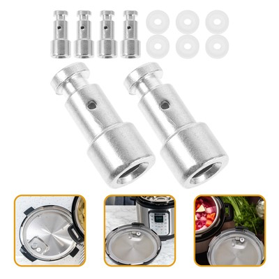 #ad 6 Sets Float Stem Rubber Ring Pressure Cooker Parts amp; Accessories Safety Valve $7.59