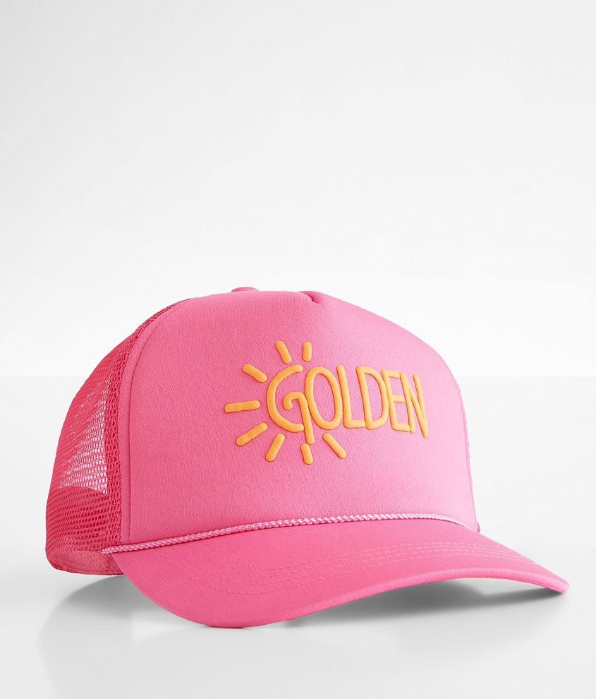 David And Young Golden Fuchsia Pink Trucker Mesh Hat SnapBack New