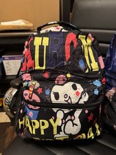 Kuromi Kids Backpack 16.5  Black Hello Kitty