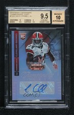 2014 Panini Contenders Championship Ticket 54/99 Isaiah Crowell BGS 9.5 Auto 0s3