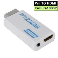 3.5Mm Audio 1080P for Wii to Hdmi-Compatible Adapter Converter for PC HDTV Monit