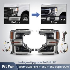 Halogen Upgrade LED Headlights For 2020-2022 ...