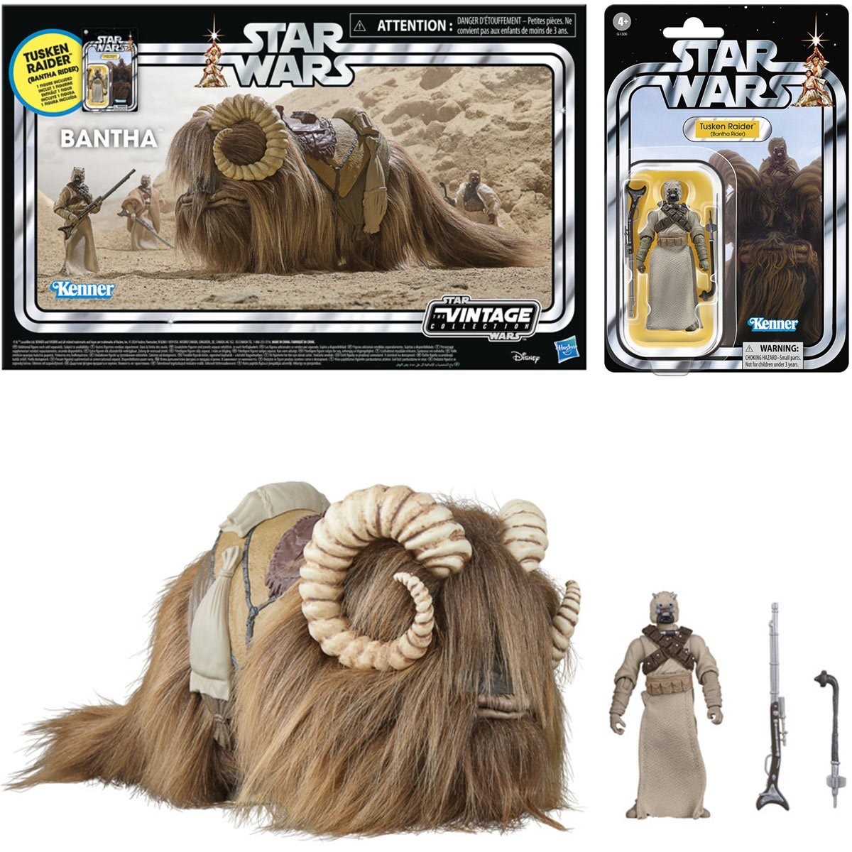 Star Wars The Vintage Collection Bantha & Tusken Raider 3.75