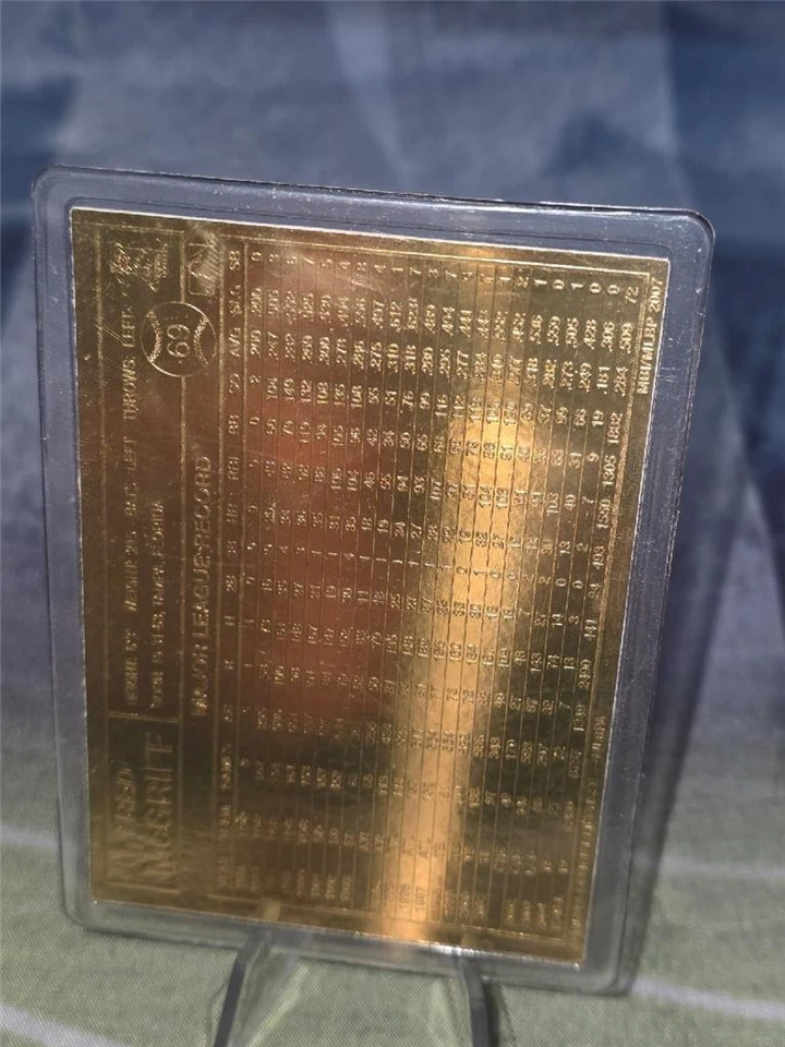 1995-10 Danbury Mint 22K Gold - Fred McGriff #69 Atlanta Braves - Image 2 of 2