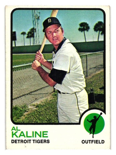 Al Kaline [With Bandage] #280 1973 Topps card