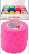 12 ROLLS Cohesive VET WRAP bandages, SUPERIOR QUALITY (Bright MIX, 7.5/4.5