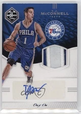 2016-17 Limited Jersey Signatures Spotlight Platinum 1/1 TJ McConnell Auto e3p