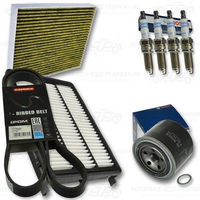 Inspektionskit Filter Satz Paket XXL (AB) HYUNDAI TUCSON KIA SPORTAGE 1,6 T-GDi