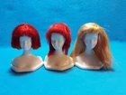 3 Barbie Vintage 1966 Color Magic Wigs 2 Carrot Top 1 Blonde