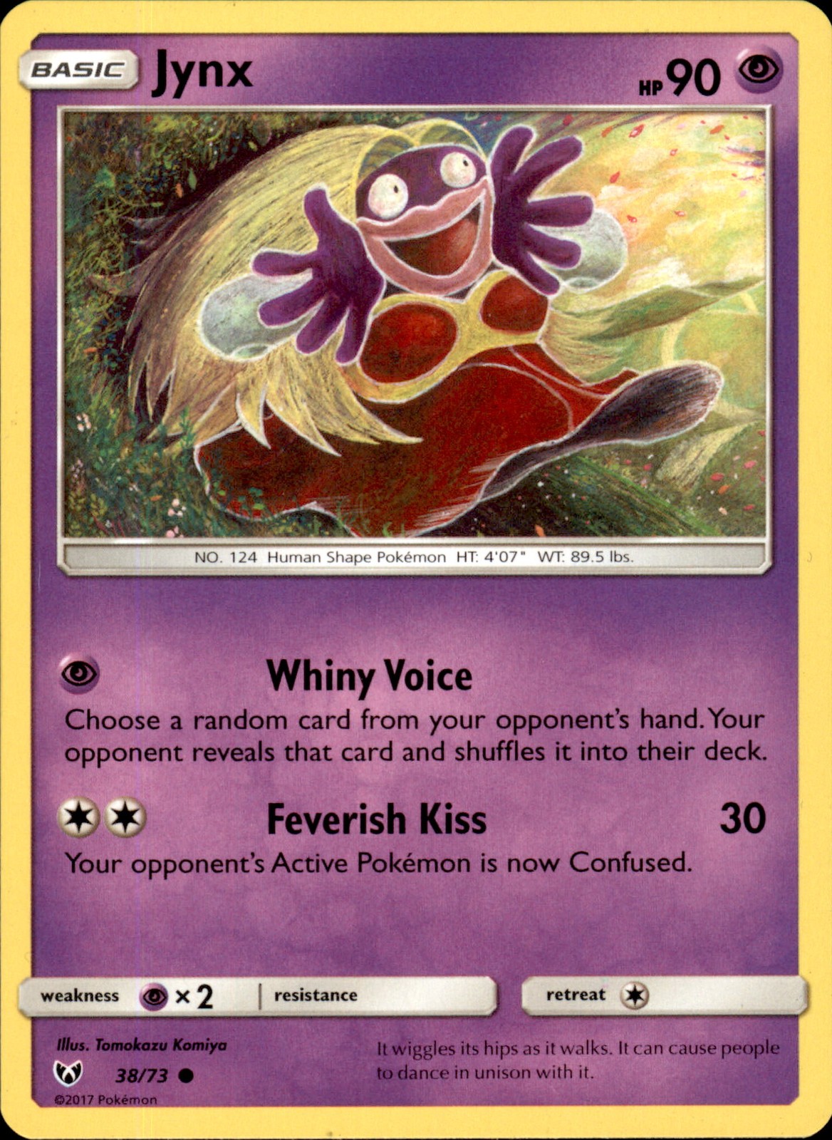 Jynx 38/73 Common - Pokemon Shining Legends LP