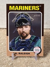 2024 Topps Heritage CAL RALEIGH Seattle Mariners Card #217