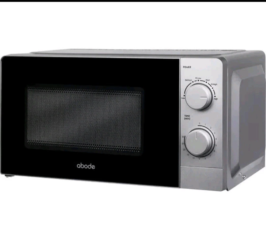 Abode Silver Microwave 700W 20L Manual with 5 Power Levels & Defrost AMM2005S
Opens in a new window
