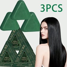 3PCS Hair Growth Shampoo Bar with Usman Grass - For Thinning Hair Oily Scalp