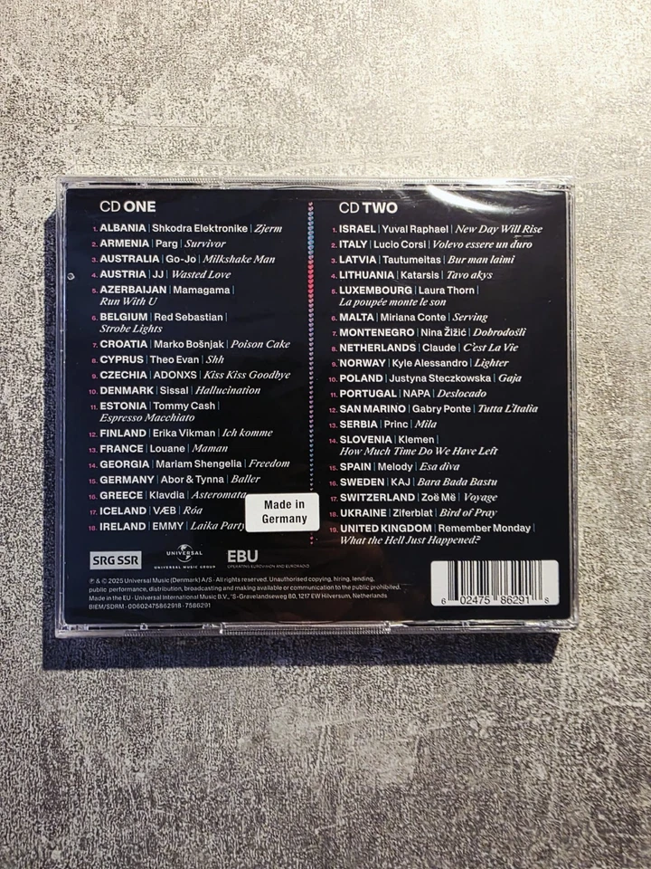 Eurovision Song Contest Basel 2025 (2CD) | Various Artists | Audio-CD - Bild 2 von 2