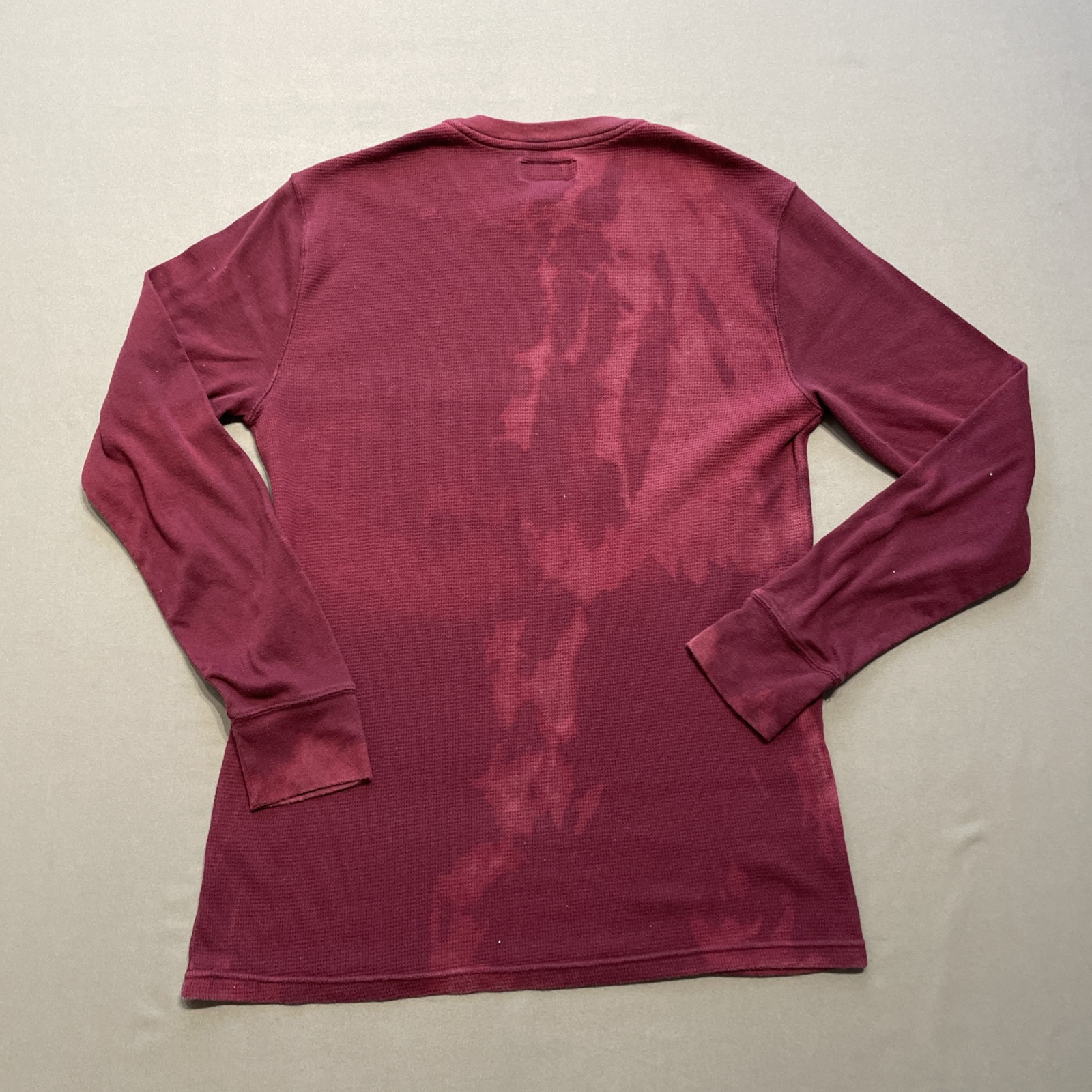 Polo Ralph Lauren camicia uomo media rossa blu pony termica waffle maglia preppy top