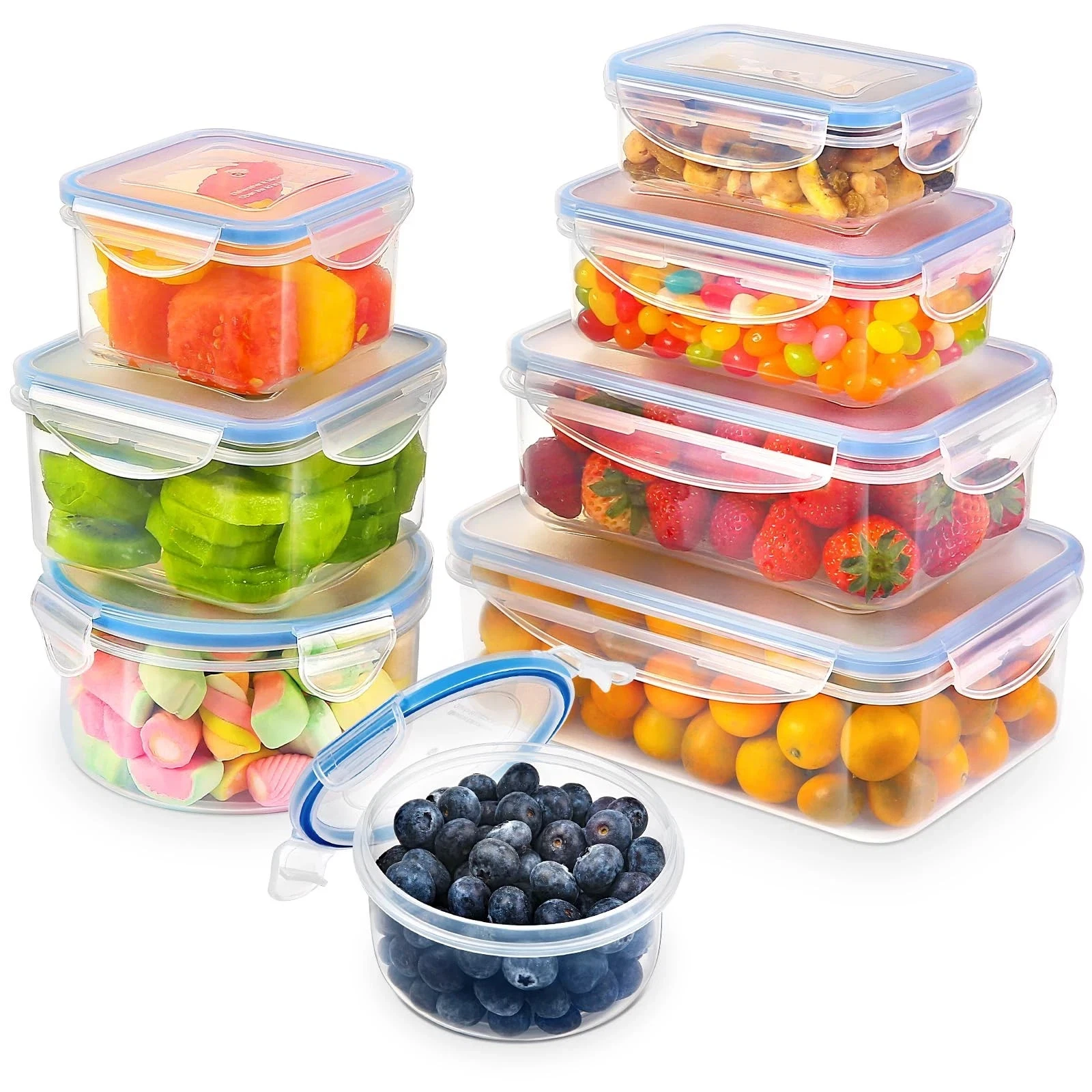 Food Storage box Containers, Airtight Food Containers with Lids, Safe Plastic