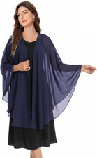 Chiffon Shawls and Wraps Wedding Party Shawl Scarf for Women Bridal