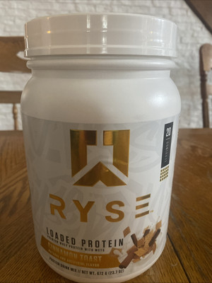 RYSE Loaded Protein Powder Cinnamon Toast Flavor 20 Servings 25g Whey Protein