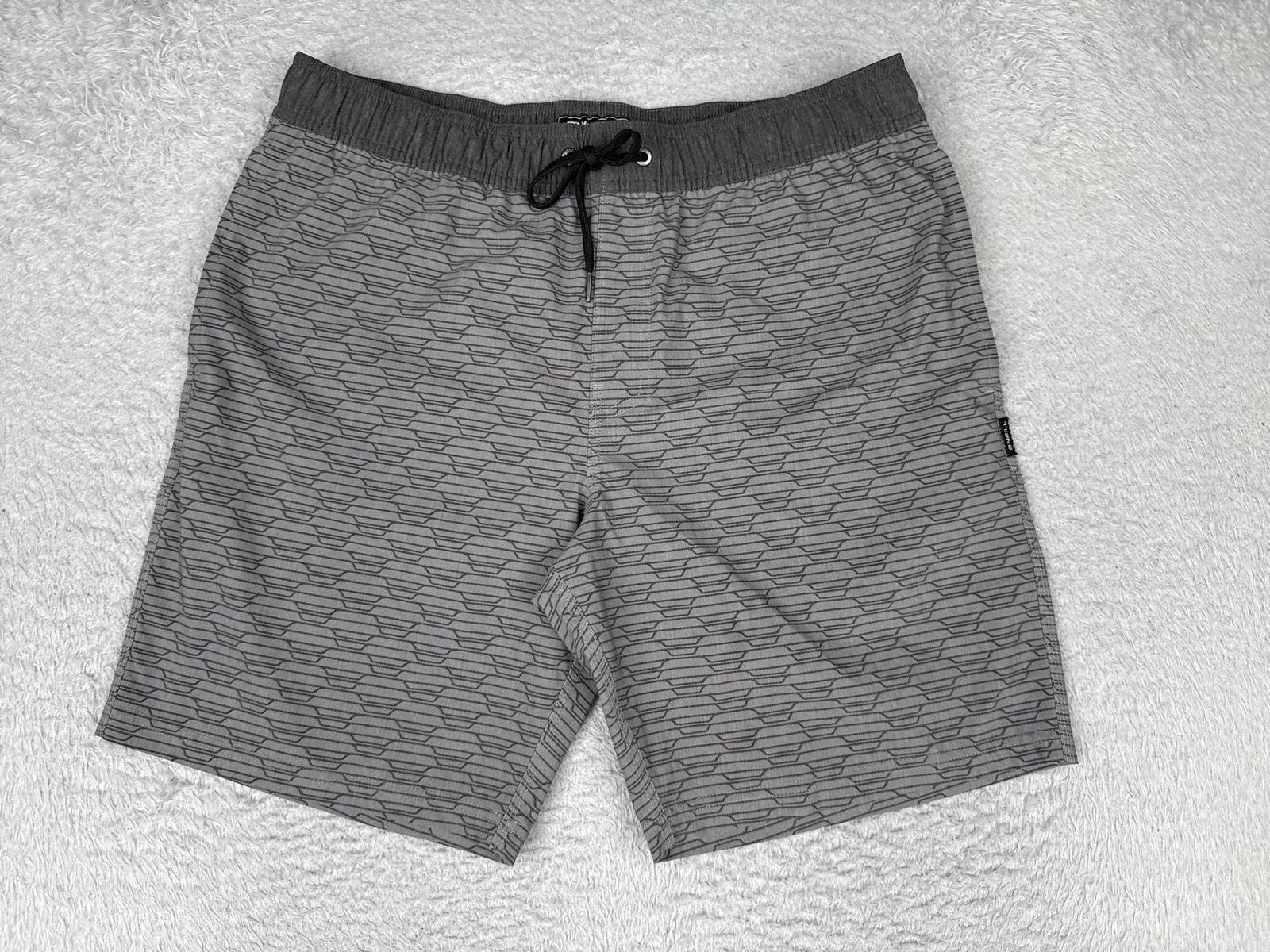 O'Neill Hybrid Shorts Mens L Gray Microfiber Chino 9 Inseam Quick Dry Casual
Opens in a new window o